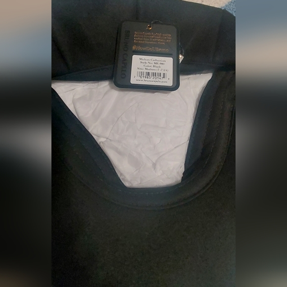 Bruno Capelo cap men's in black various sizes - Picture 4 of 8